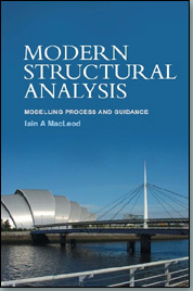 Book Cover: Modern Structural Analysis, Modelling Process and Guidance